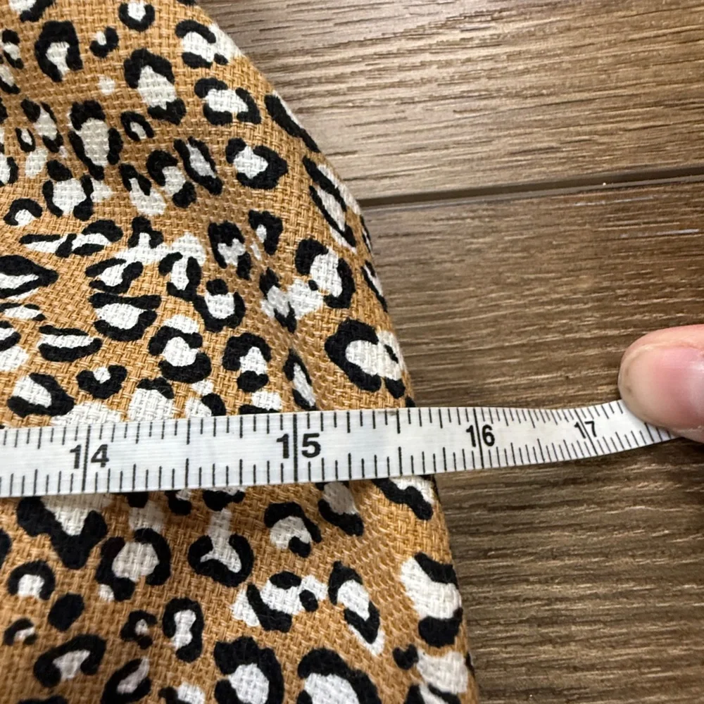 J. Crew Factory Basketweave Sheath Dress, Animal Print Women's Dress, Size 10 - Picture 5 of 14